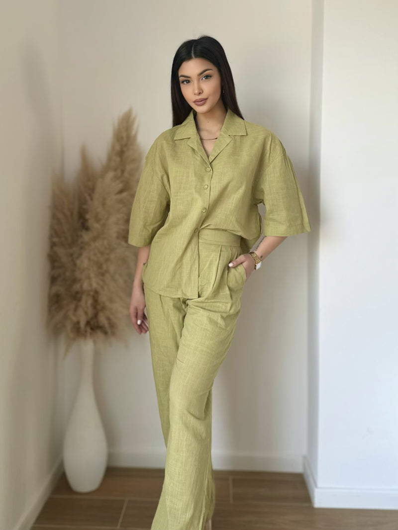 Two piece linen set